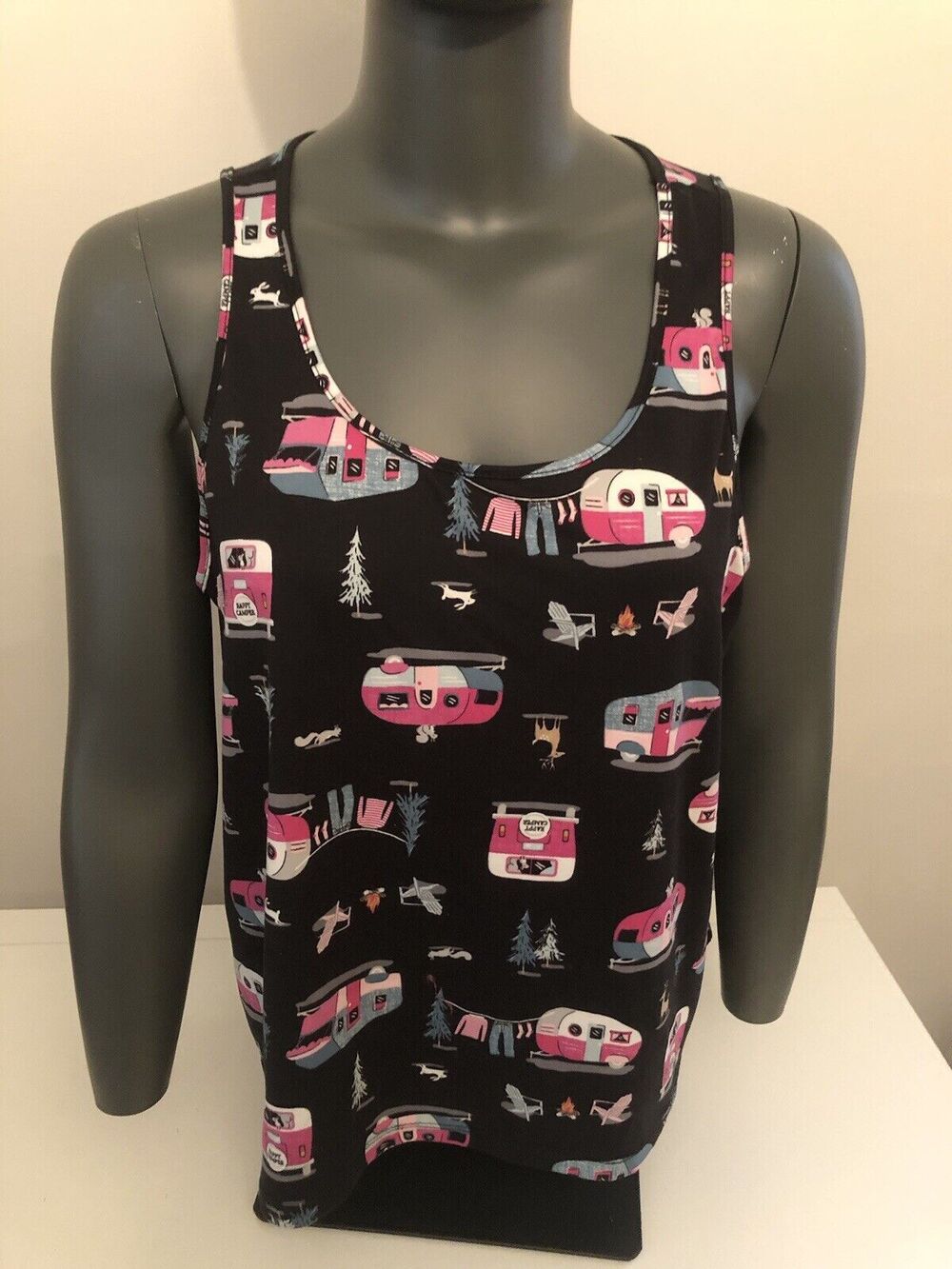 Joyspun Women's Tank Top Outdoors Themed L (12-14)